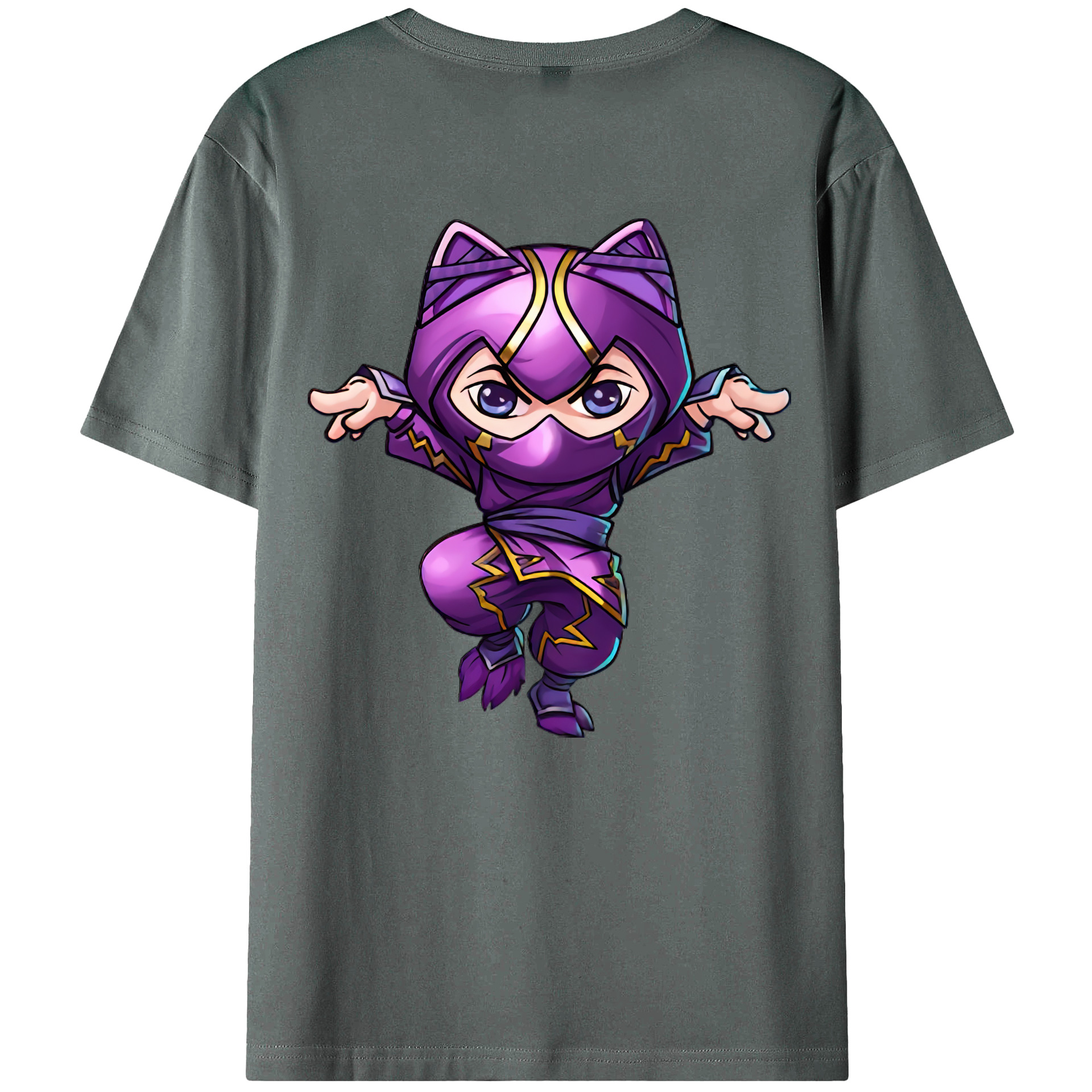 （画像用） リーグ・オブ・レジェンド League of Legends LOL 綿100％ メンズ半袖Tシャツ（バックプリント） 通気性